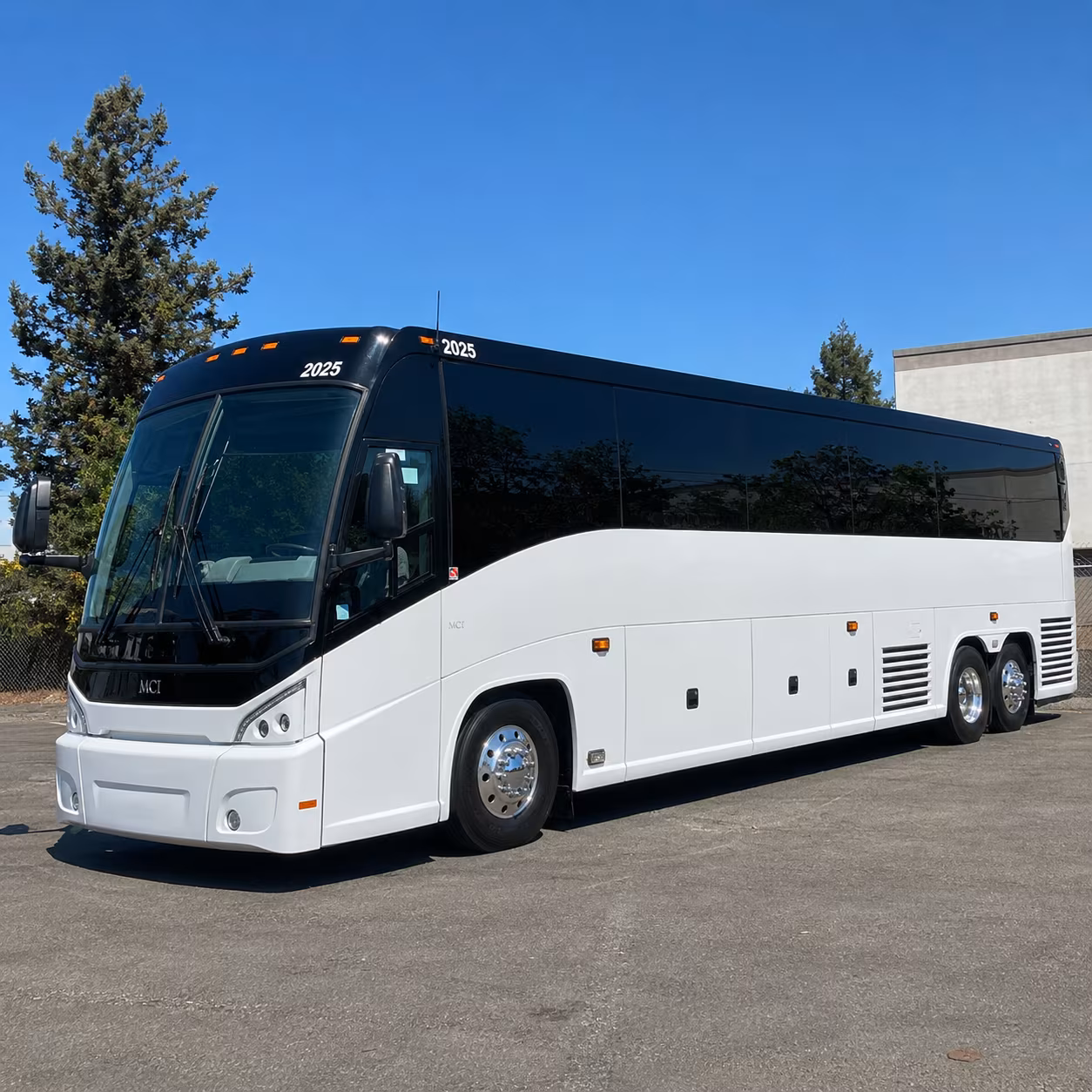 downey 56 passenger charter bus
