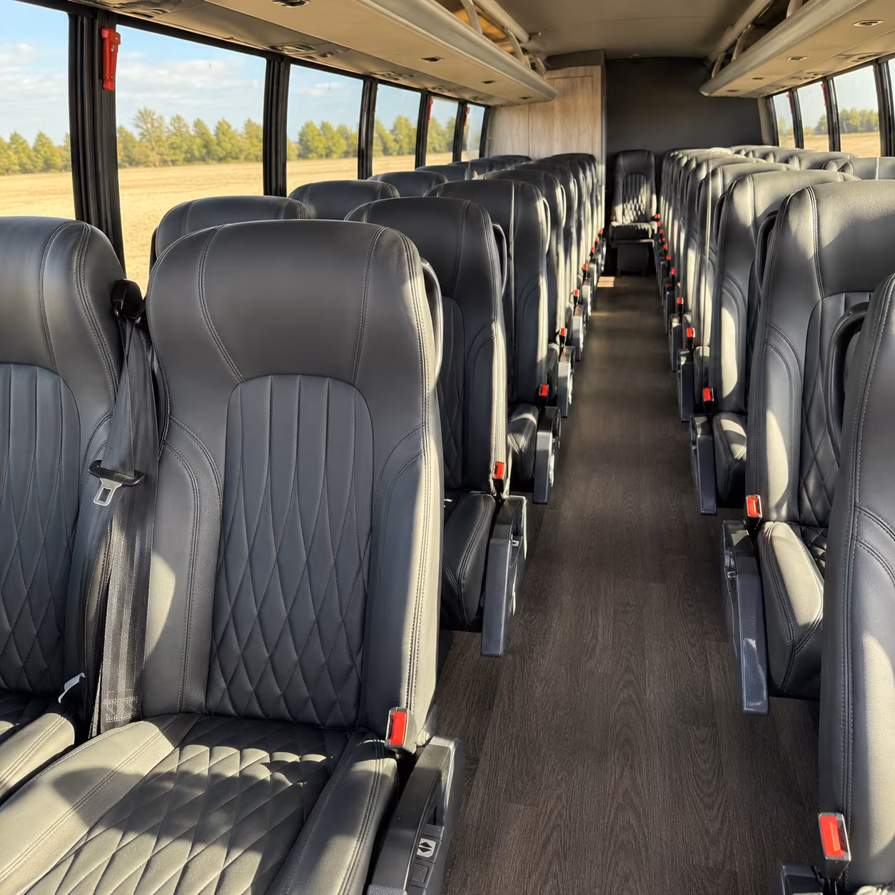 downey airport transportation onboard seating