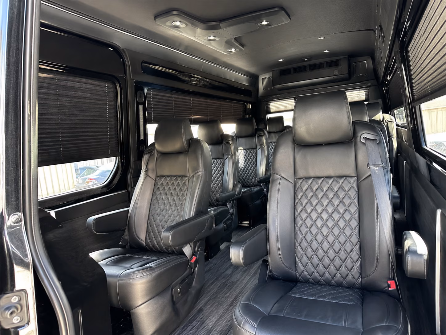 downey corporate event transportation onboard seating