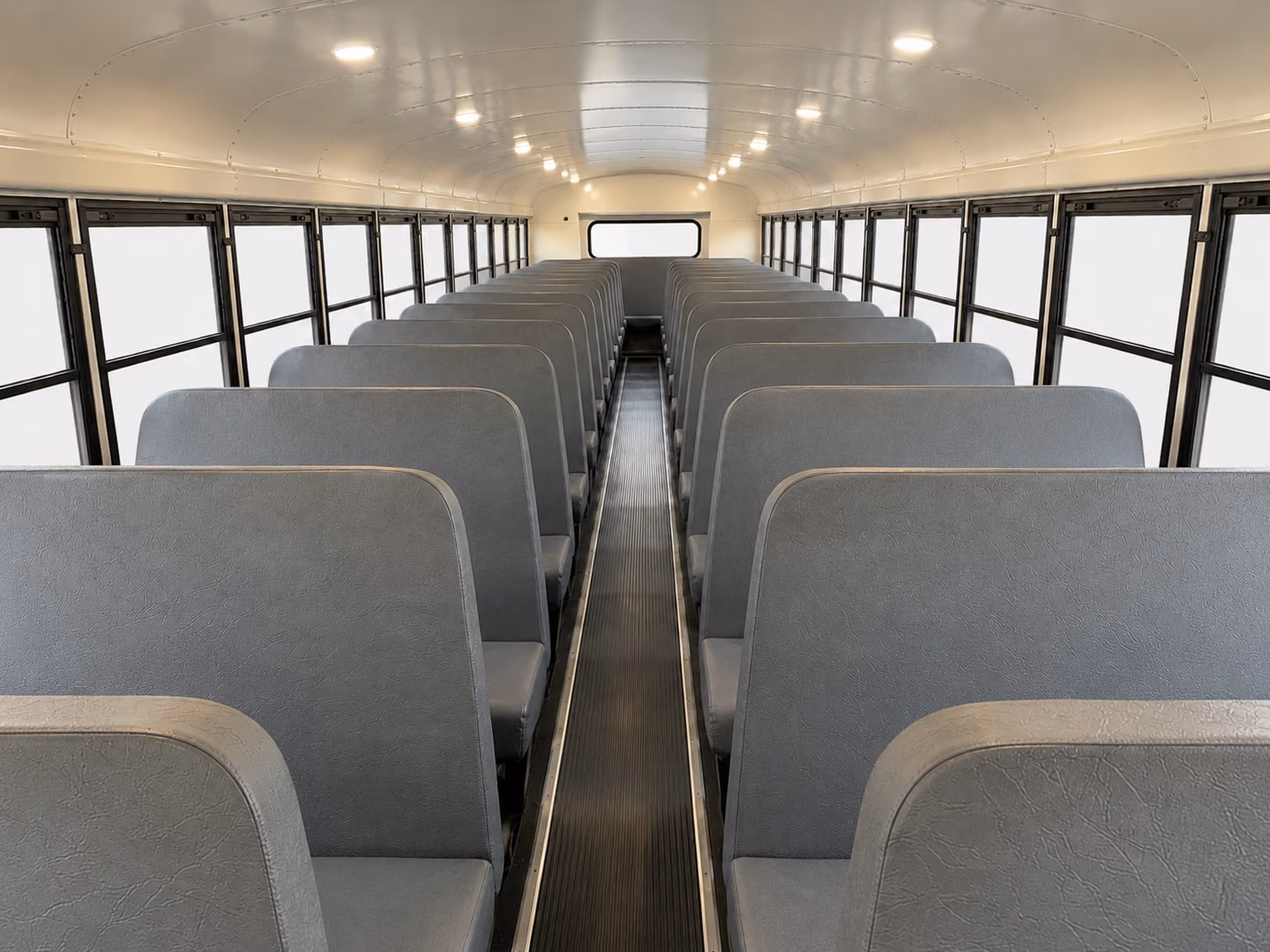 downey school bus interior