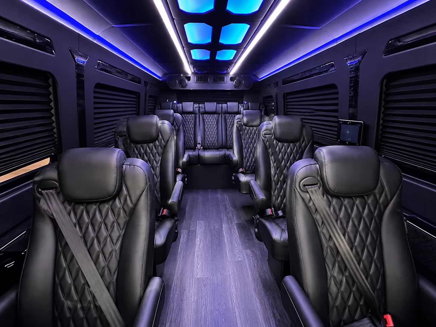 downey sprinter van with driver inside