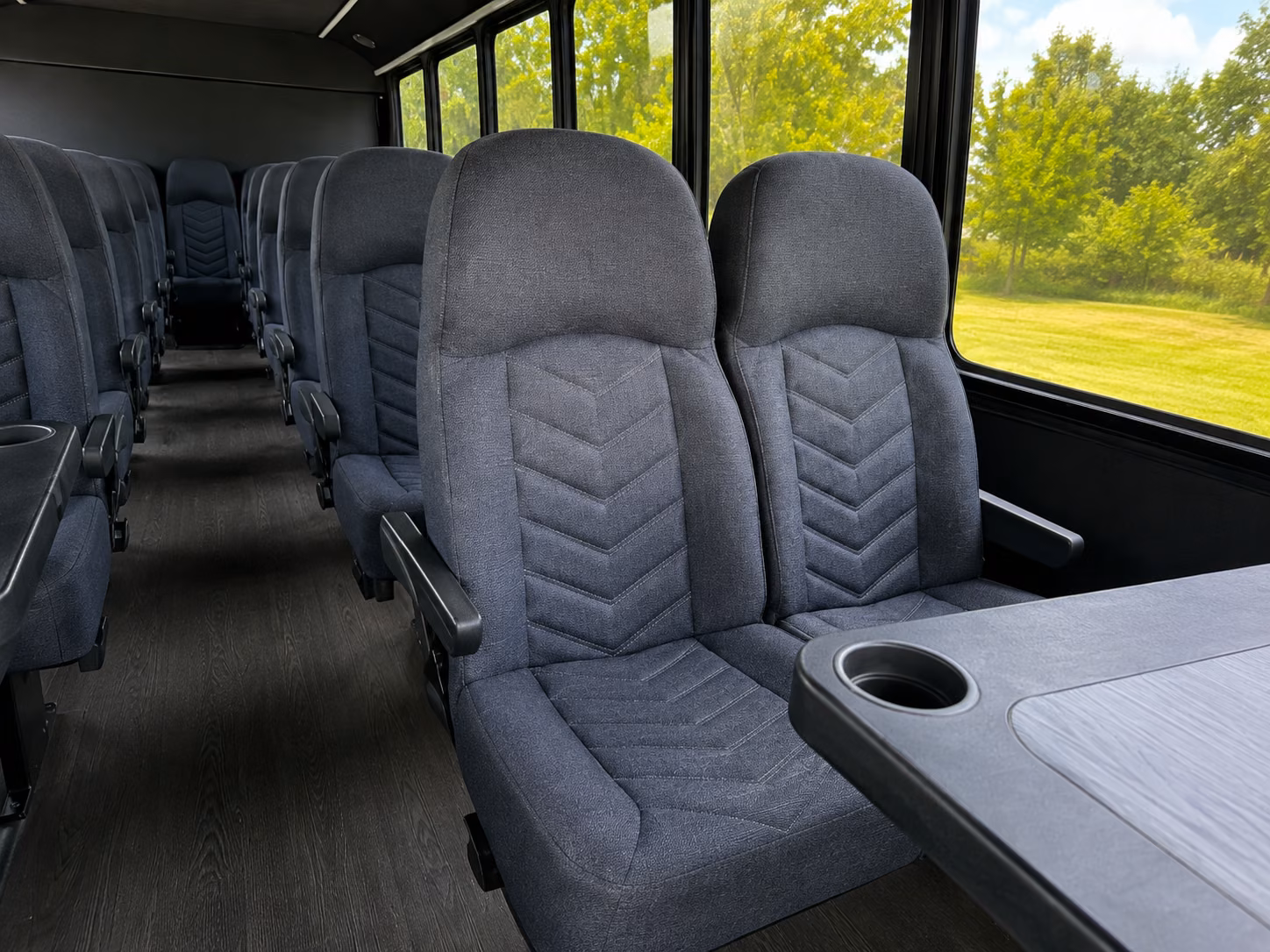 shuttle buses for downey wedding guests between hotels and your venue